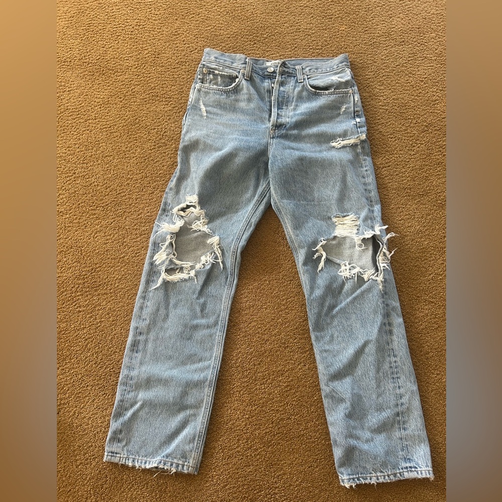 Agolde Light Blue Denim Jeans